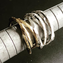 Cargar imagen en el visor de la galería, anillos múltiples, oro/ plata
