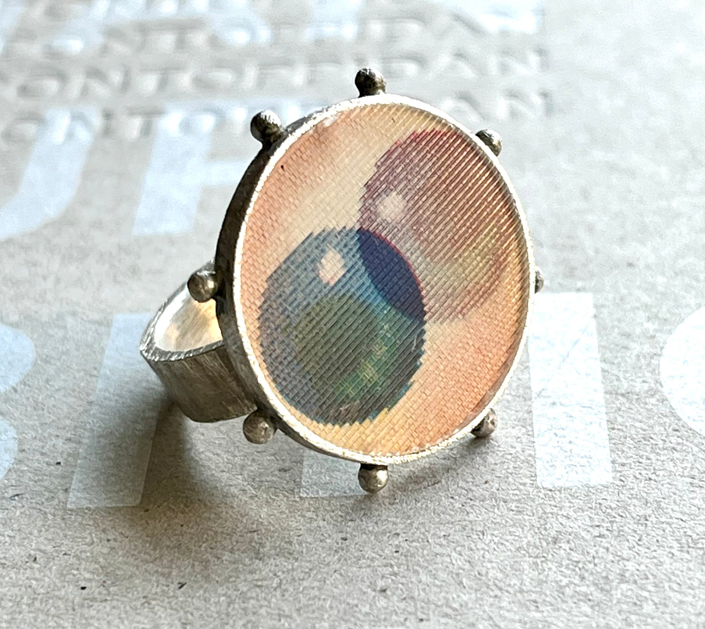 anillo holograma