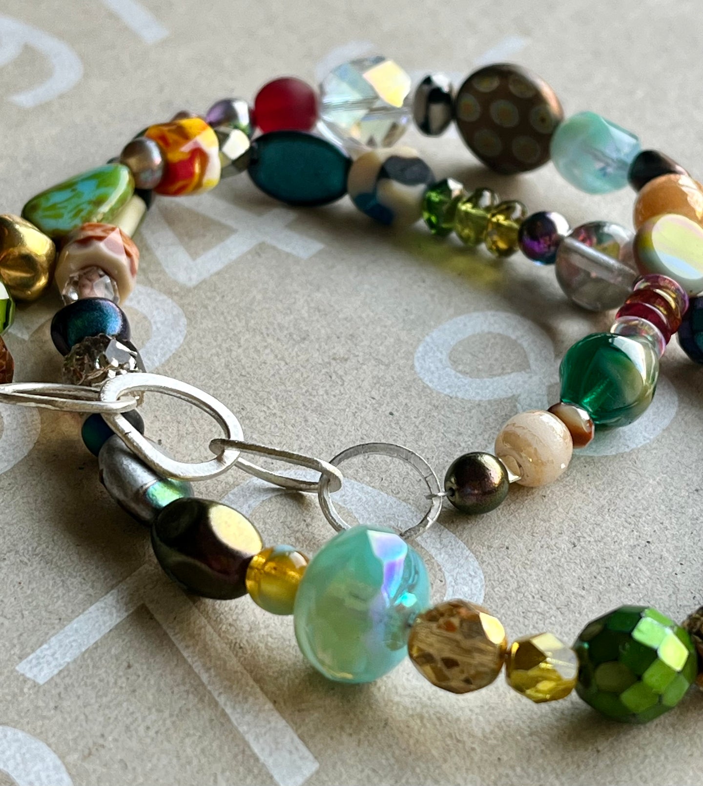 collar cristales checos