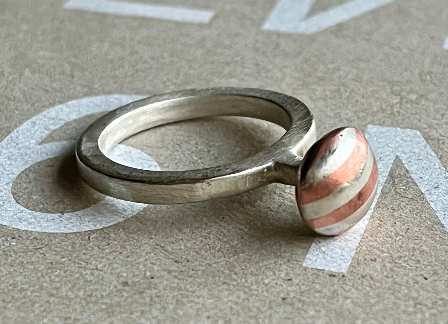 anillo mokume