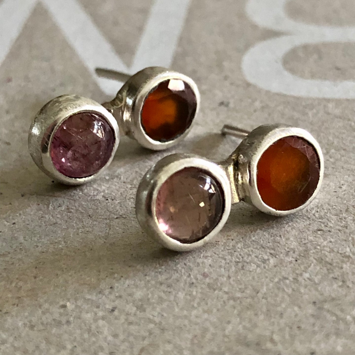 aros piedras naturales