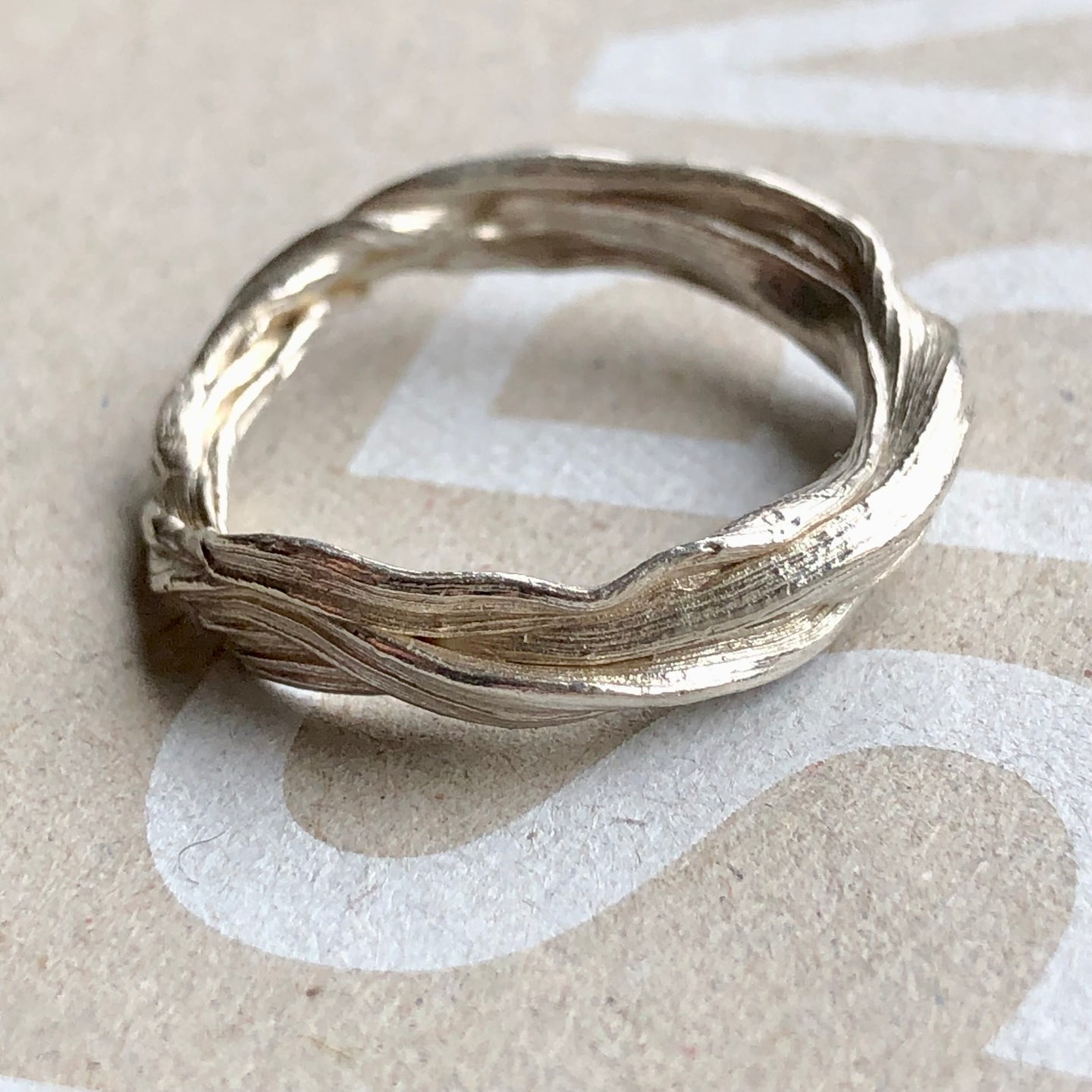 anillo de plata
