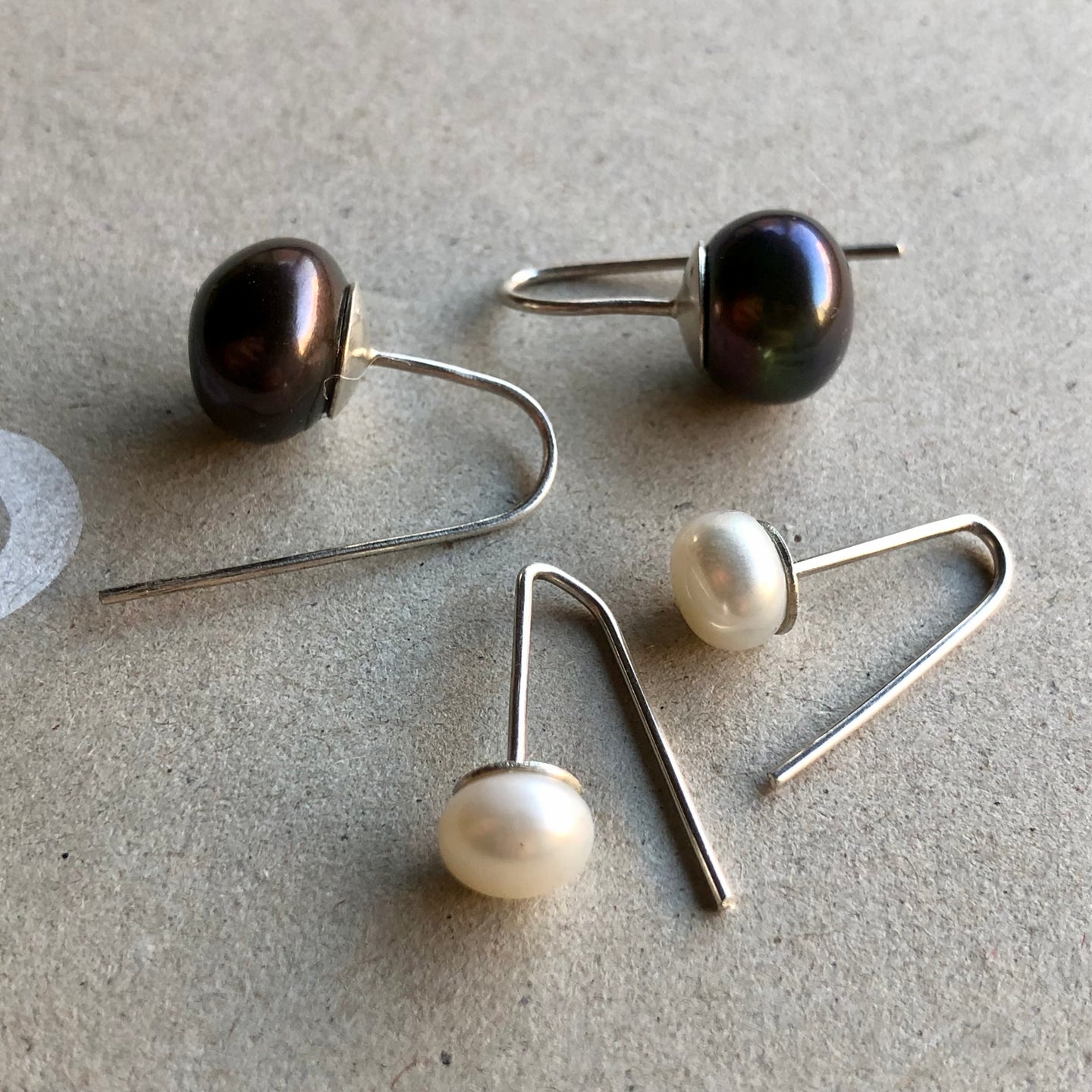 aros perlas