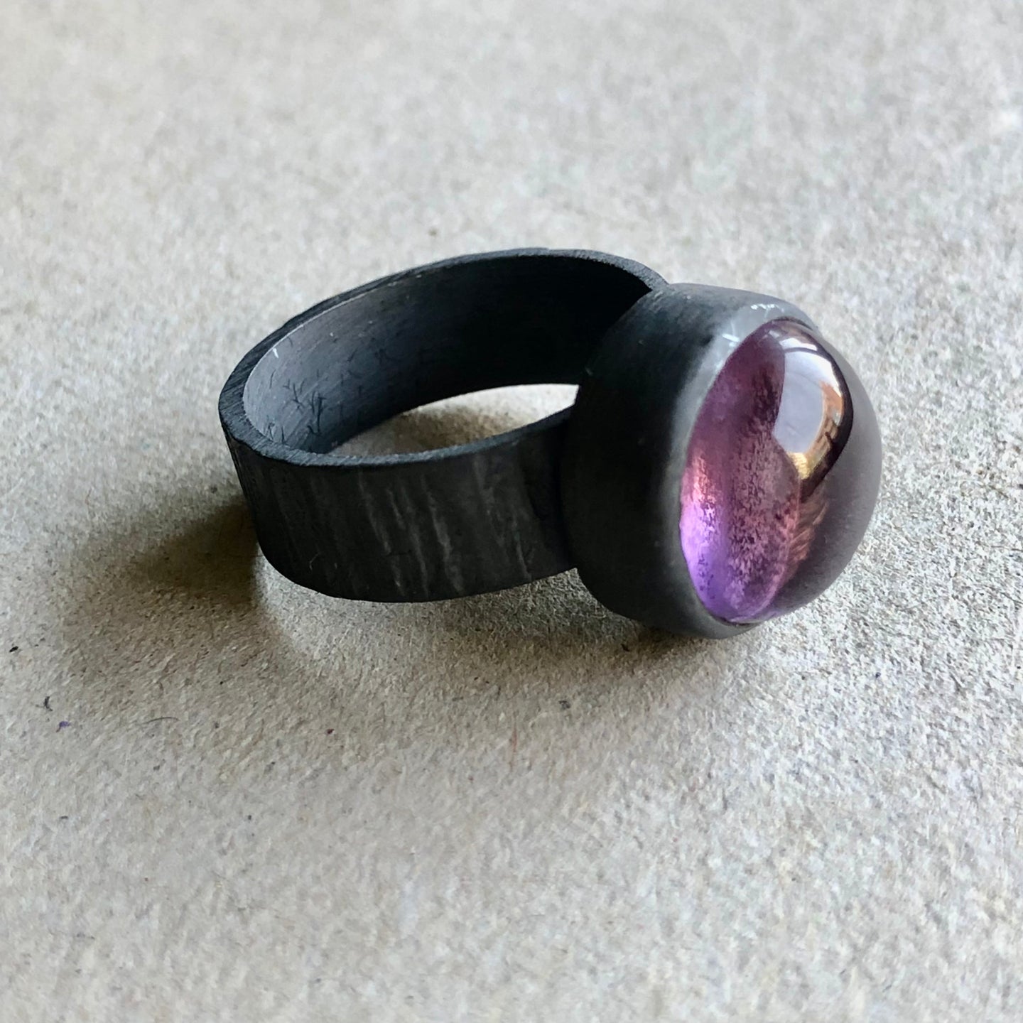 anillo amatista