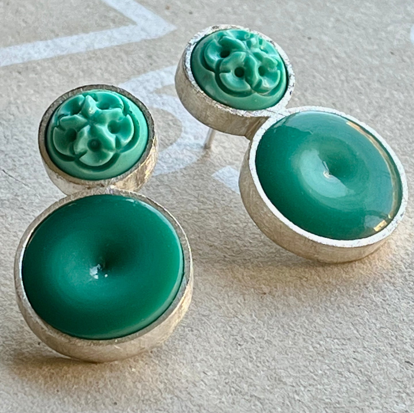 aros botones vintage