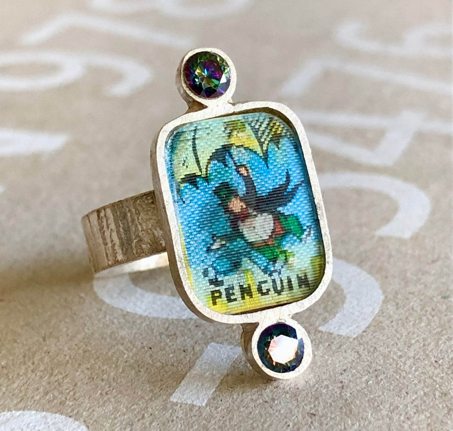 anillo holograma