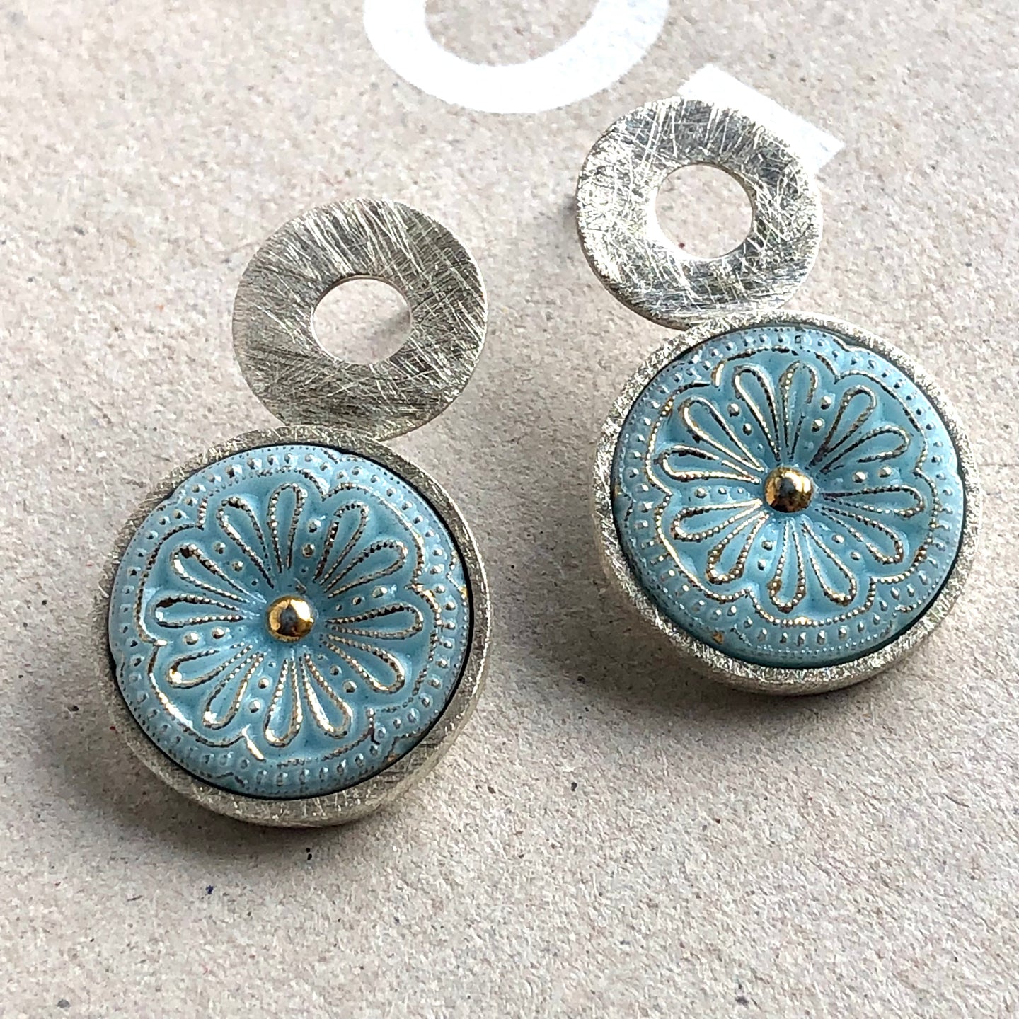 aros botones vintage