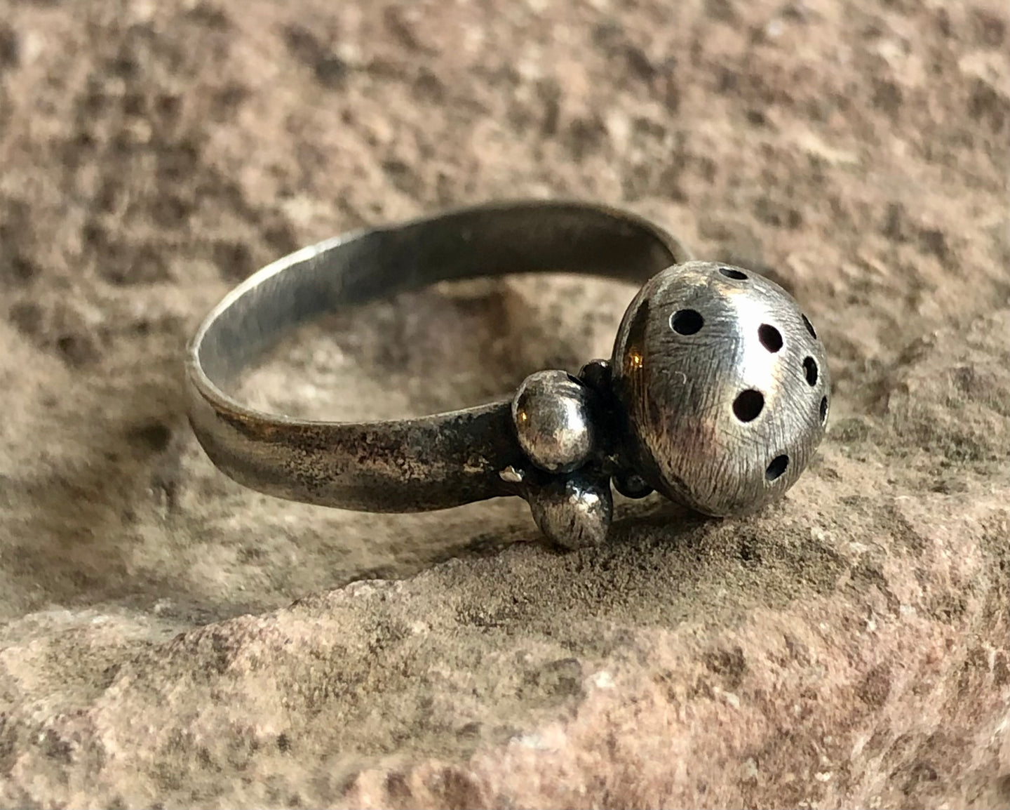 anillo de plata