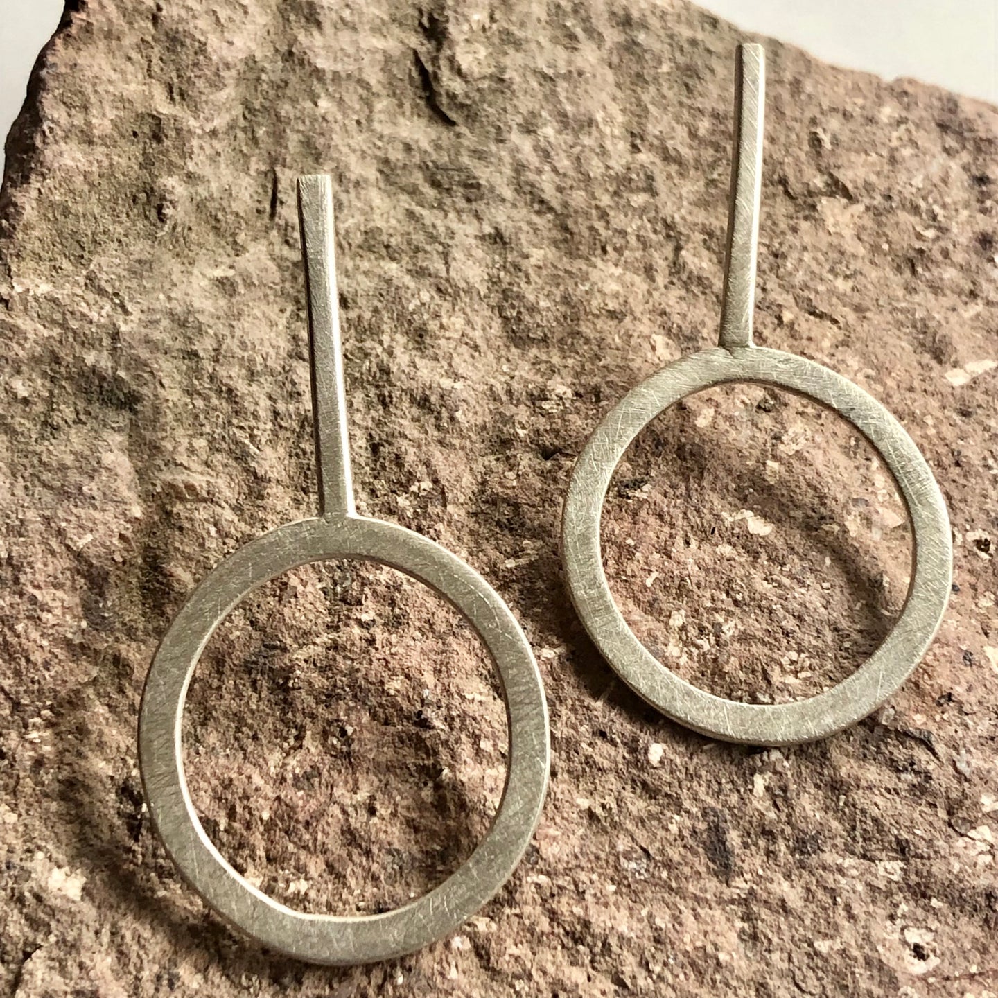 aros de plata/ colección burbuja