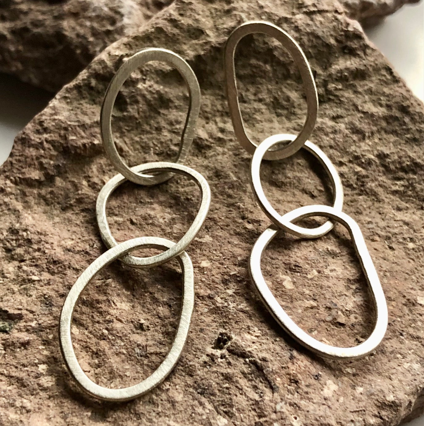 aros argollas de plata