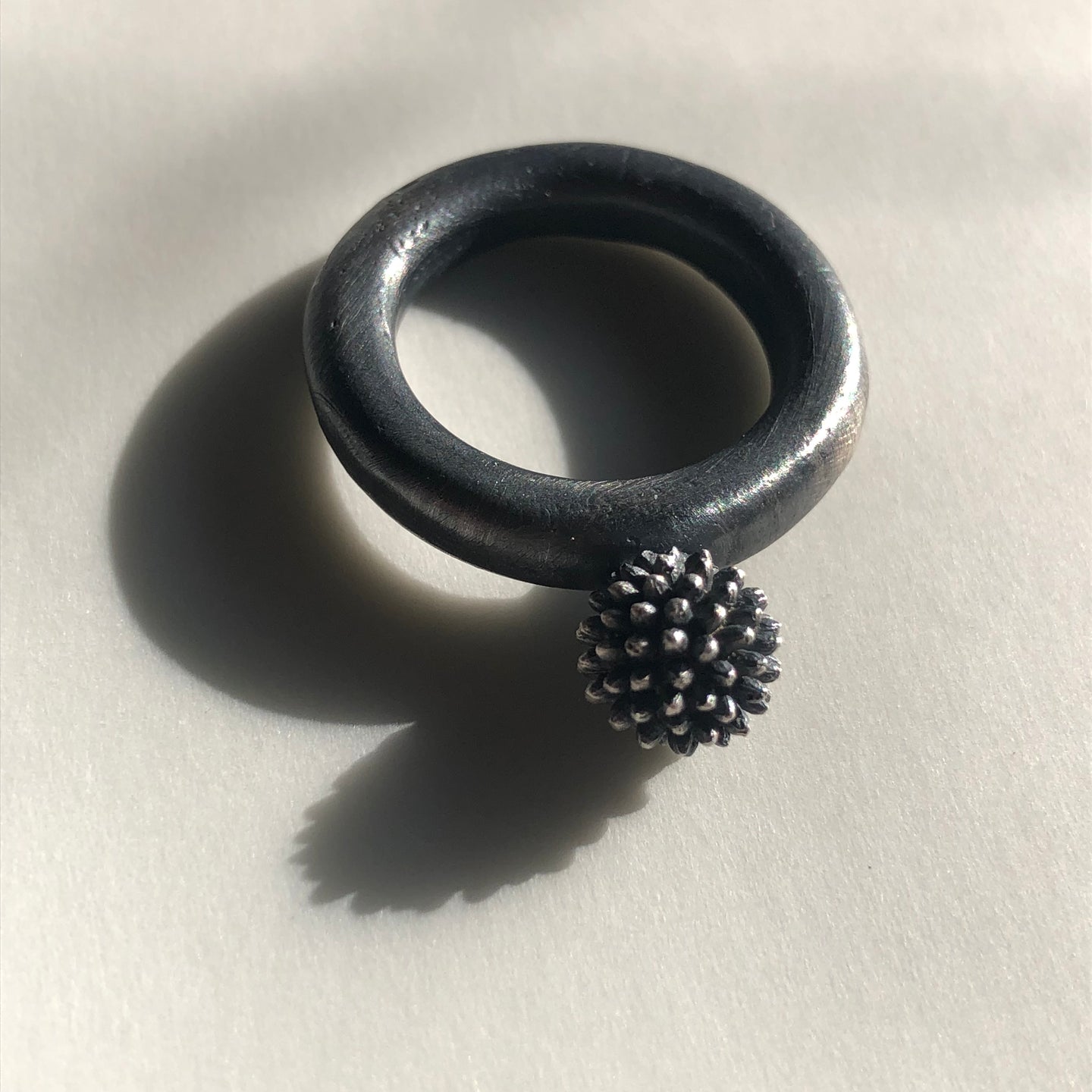 anillo de plata