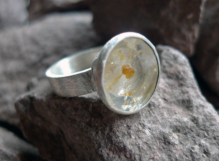 anillo cuarzo dendrita